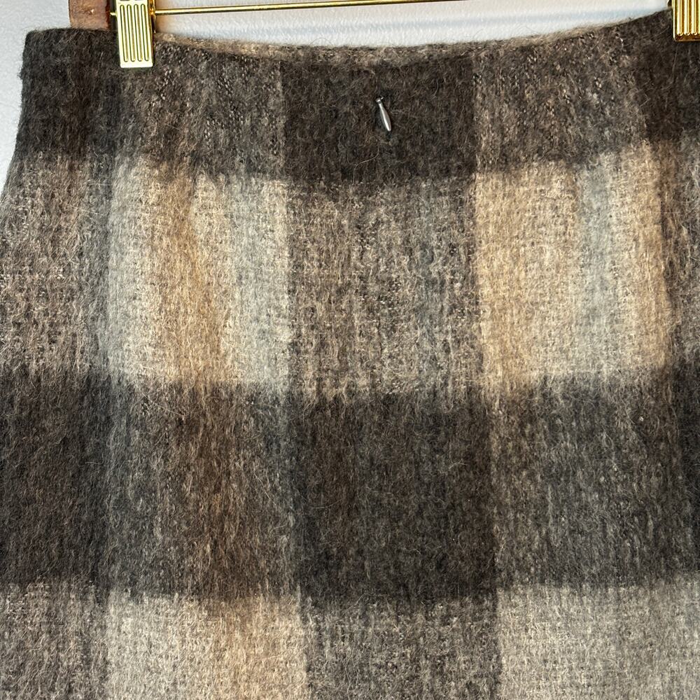 Talbots Gray Window Pane Buffalo Check Wool Blend… - image 3